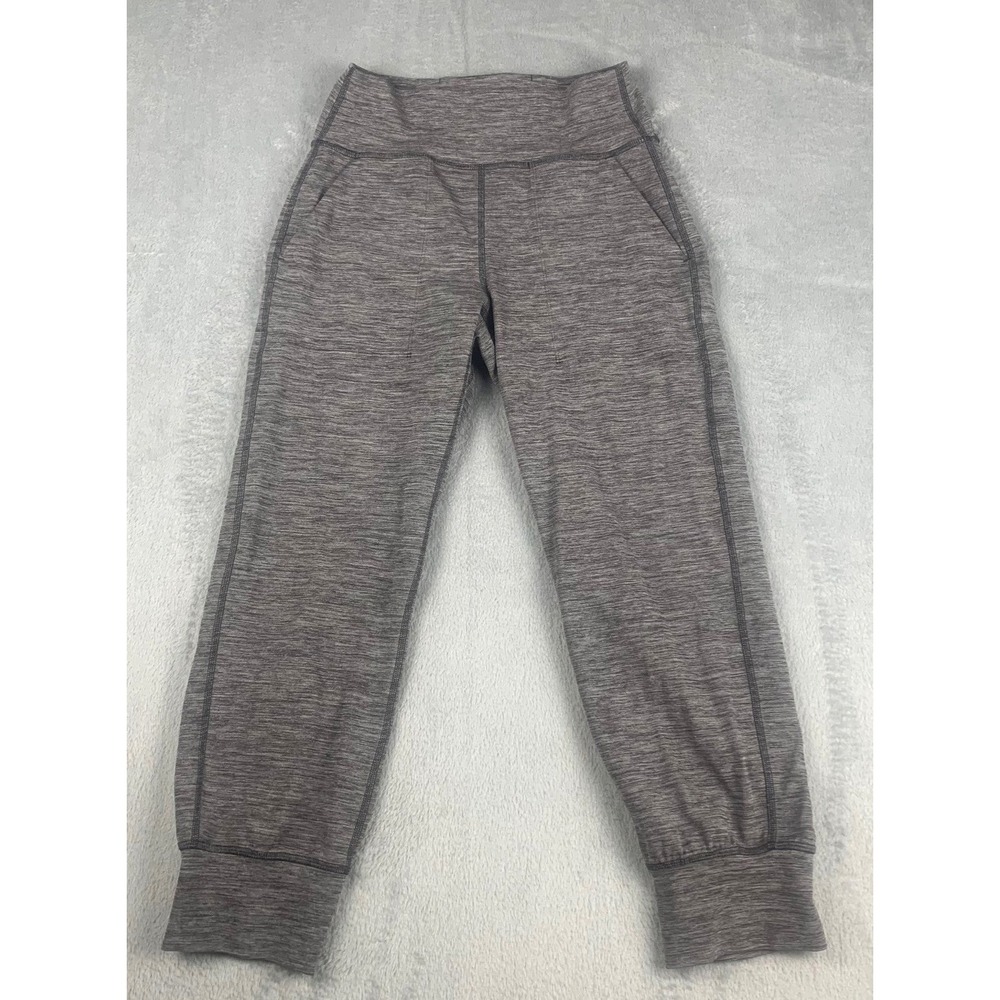 Lululemon Align Jogger Womens 4 Grey Space Dye Heathered Nulu High Rise Tapered
